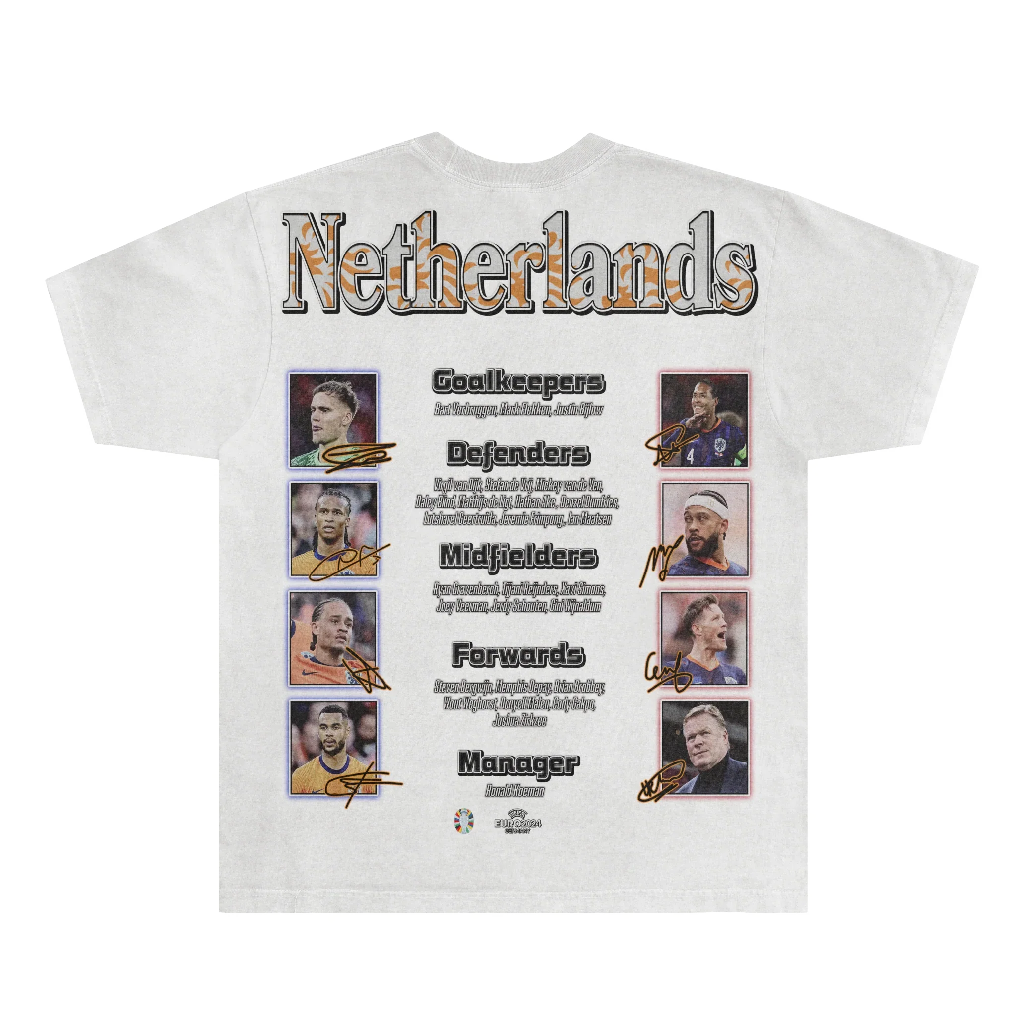 Netherlands Euro '24 Tee Hoodie, Sweatshirt | ZylaModa.com (Image 2)