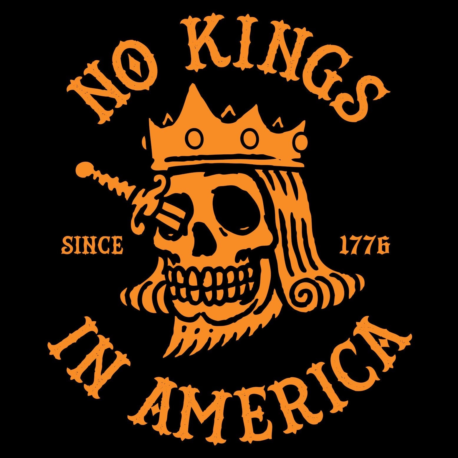 No Kings Halloween T-shirt Hoodie, Sweatshirt | ZylaModa.com (Image 1)