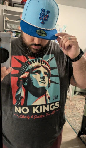 No Kings - Liberty and Justice For All T-Shirt Hoodie, Sweatshirt | ZylaModa.com (Image 4)