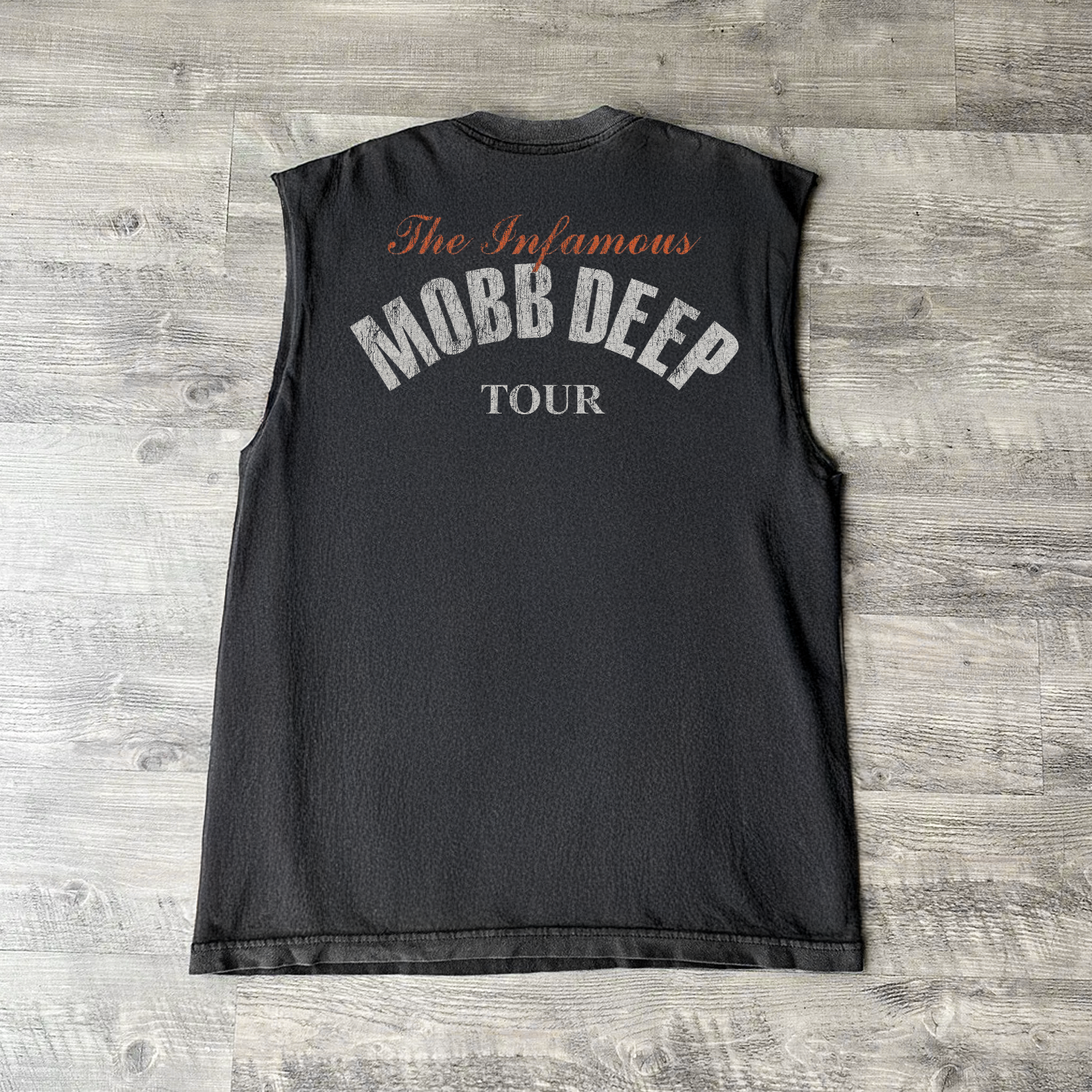 '06 MOBB DEEP 'BLOOD MONEY' ALBUM BLACK CUT-OFF TEE Hoodie, Sweatshirt | ZylaModa.com (Image 2)
