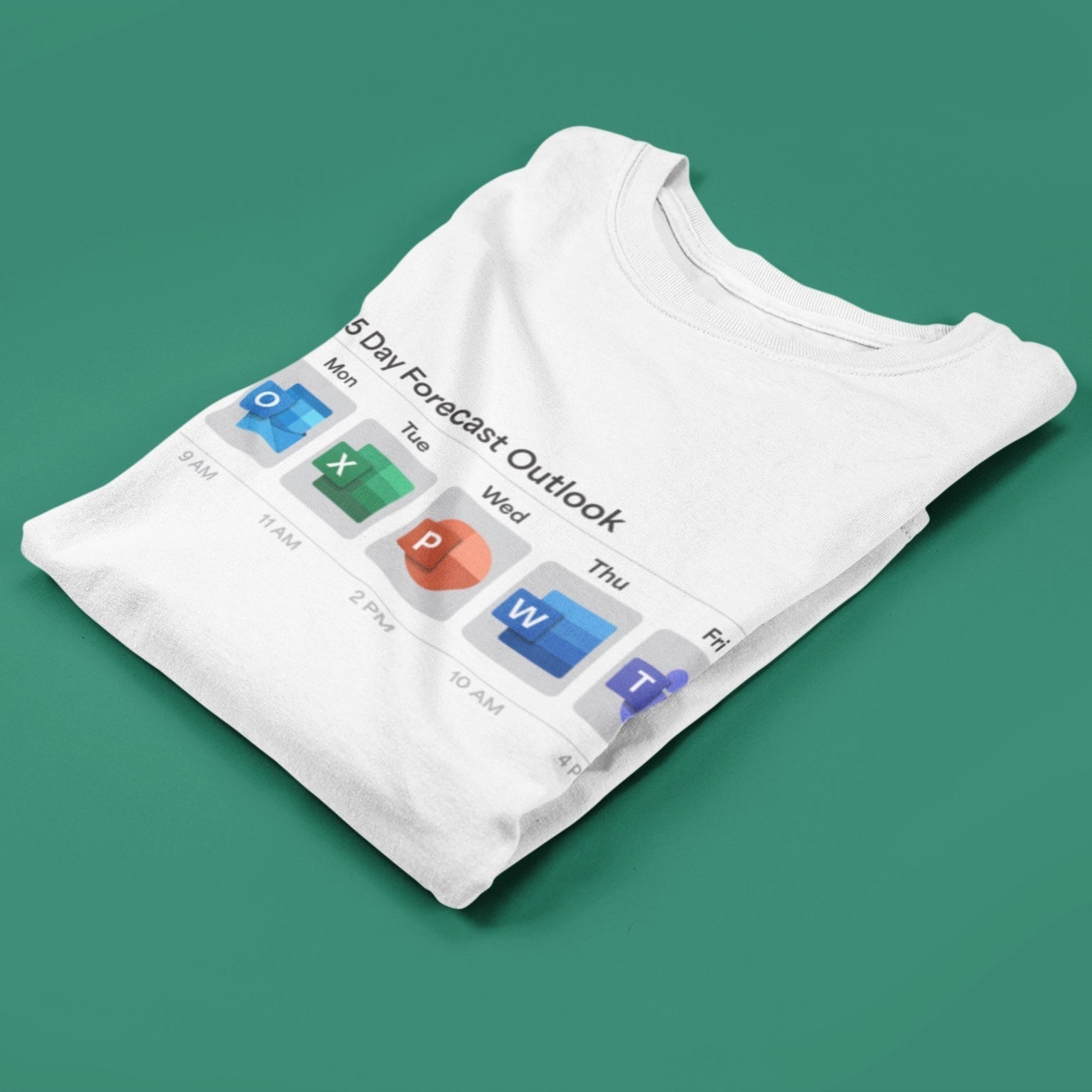 5 Day Forecast Outlook T Shirt Hoodie, Sweatshirt | ZylaModa.com (Image 2)