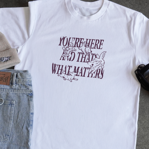 'YOU'RE HERE' CLASSIC TEE Hoodie, Sweatshirt | ZylaModa.com (Image 2)