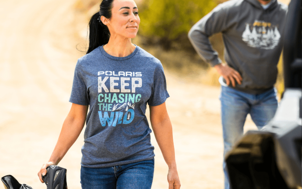 Polaris Adventure Apparel Ã¢â‚¬â€œ Keep Chasing The Wild Tee Hoodie, Sweatshirt | ZylaModa.com (Image 2)