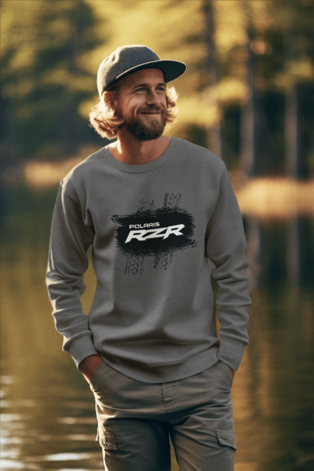 Polaris Adventure Gear Ã¢â‚¬â€œ Crewneck Sweatshirt for Off-Road Fans T-Shirts, Hoodie | ZylaModa.com (Image 2)