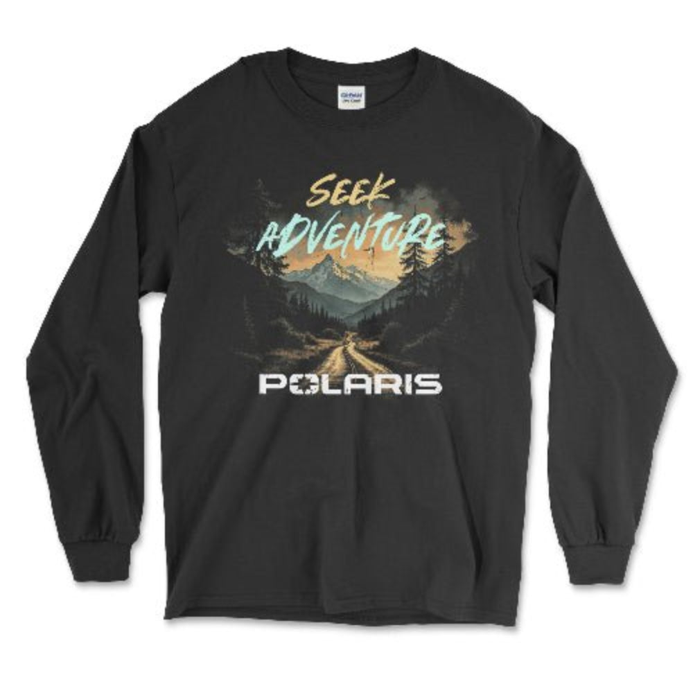 Polaris Adventure Long Sleeve Tee Ã¢â‚¬â€œ Off-Road Gear Hoodie, Sweatshirt | ZylaModa.com (Image 1)