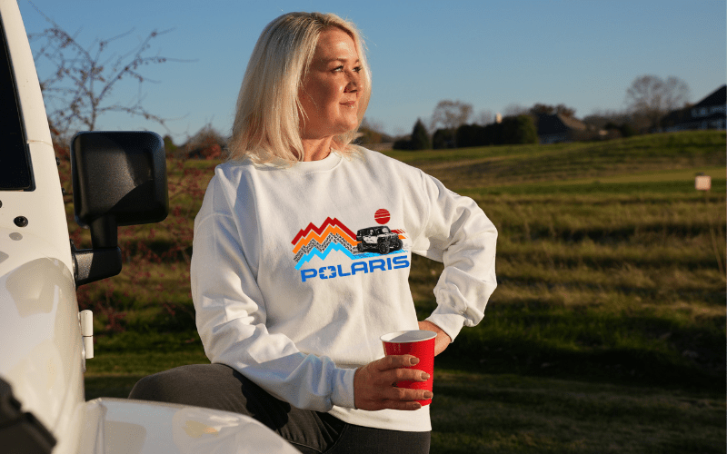 Polaris Adventure Offroad Crewneck Sweatshirt T-Shirts, Hoodie | ZylaModa.com (Image 2)