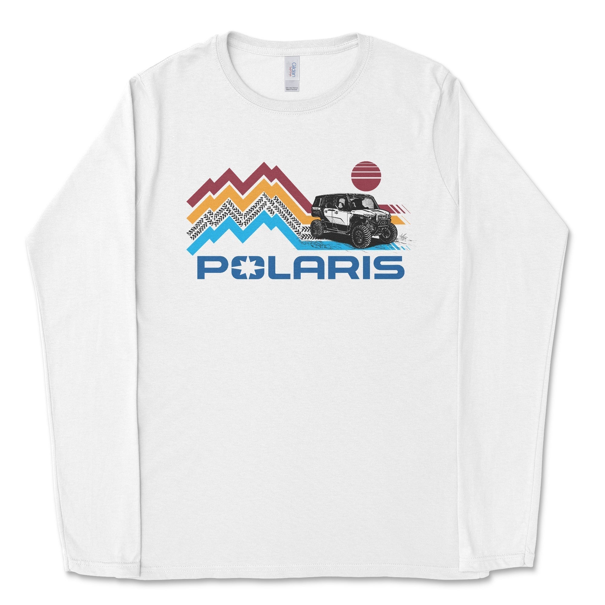 Polaris Adventure Ready Off-Road Longsleeve Tee Hoodie, Sweatshirt | ZylaModa.com (Image 1)