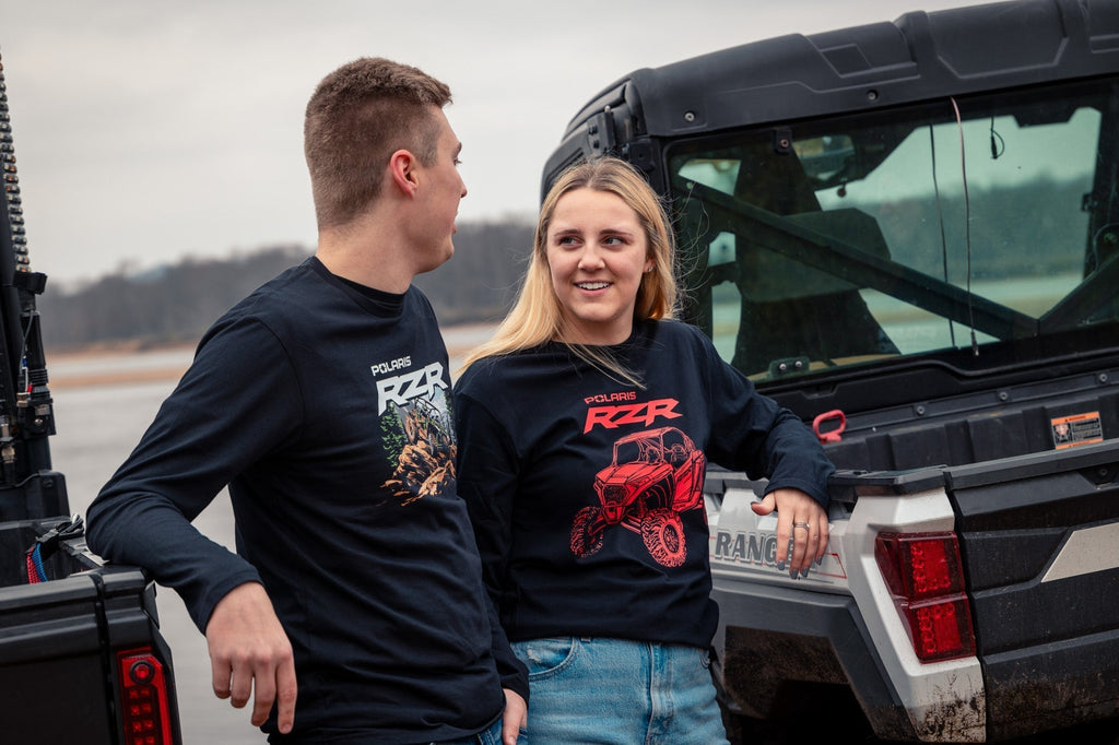 Polaris Adventure - RZR Wilderness Long Sleeve Tee Hoodie, Sweatshirt | ZylaModa.com (Image 4)