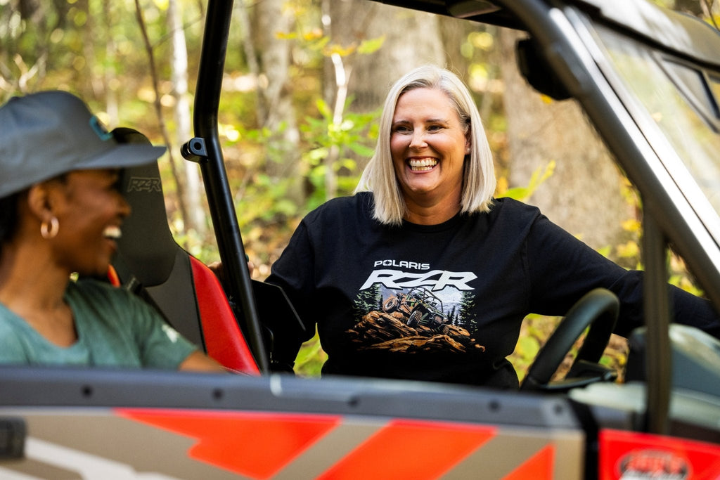 Polaris Adventure - RZR Wilderness Long Sleeve Tee Hoodie, Sweatshirt | ZylaModa.com (Image 2)