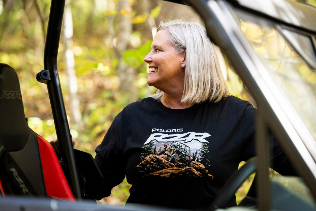 Polaris Adventure - RZR Wilderness Long Sleeve Tee Hoodie, Sweatshirt | ZylaModa.com (Image 3)