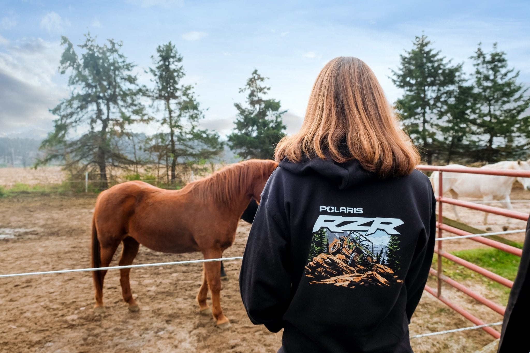 Polaris Adventure - RZR Wilderness Zip-Up Hoodie T-Shirts, Sweatshirt | ZylaModa.com (Image 2)