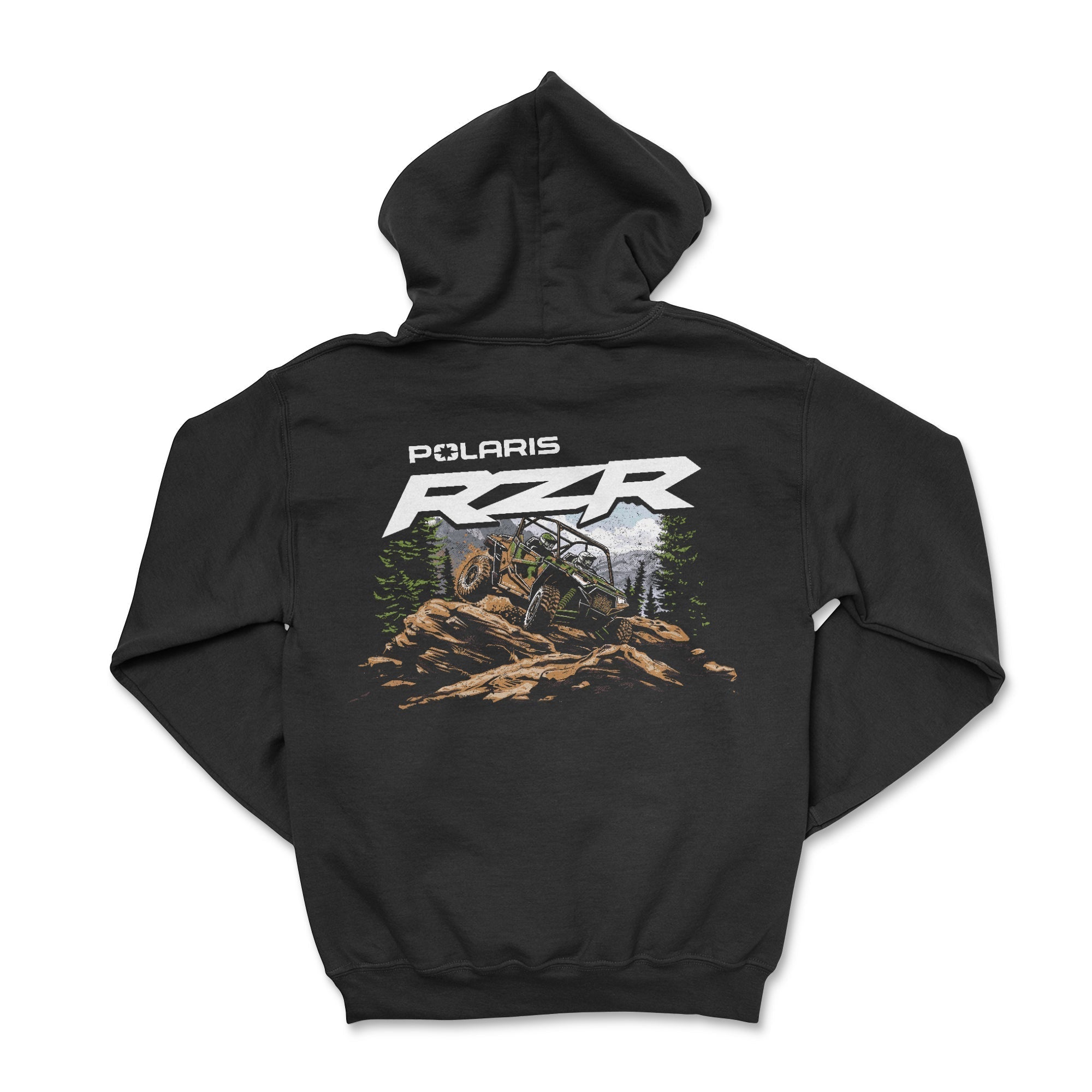 Polaris Adventure - RZR Wilderness Zip-Up Hoodie T-Shirts, Sweatshirt | ZylaModa.com (Image 1)