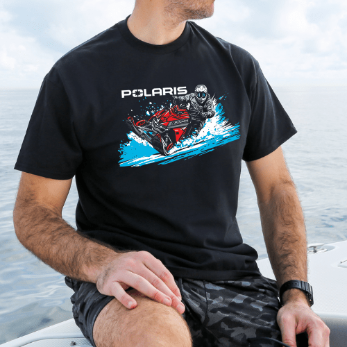 Polaris Adventure Snowmobile T-Shirt Hoodie, Sweatshirt | ZylaModa.com (Image 3)