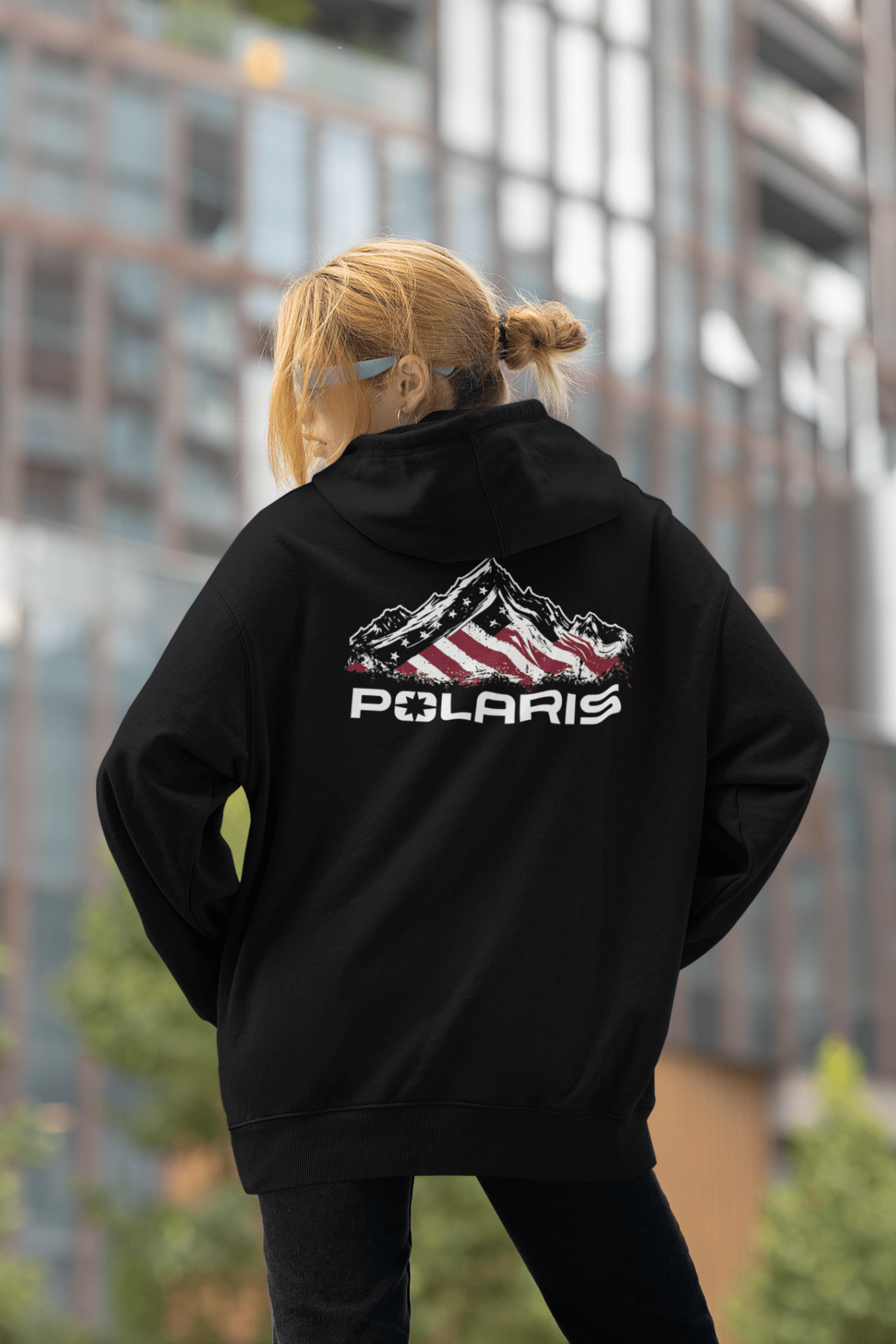 Polaris American Flag Zip-Up Hoodie T-Shirts, Sweatshirt | ZylaModa.com (Image 2)
