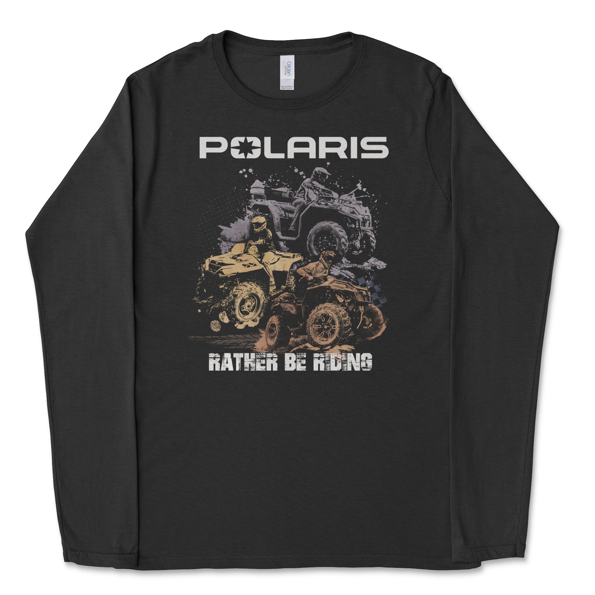 Polaris ATV Offroad Longsleeve Tee Hoodie, Sweatshirt | ZylaModa.com (Image 1)