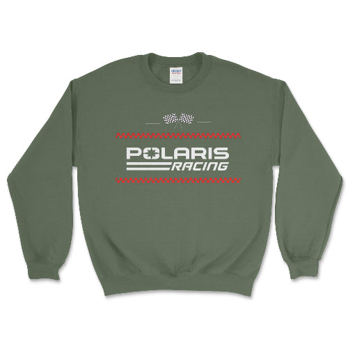 Polaris Checkered Flag Racing Sweatshirt T-Shirts, Hoodie | ZylaModa.com (Image 1)