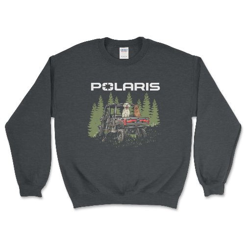 Polaris General Dog Crewneck Sweatshirt-Offroad T-Shirts, Hoodie | ZylaModa.com (Image 1)