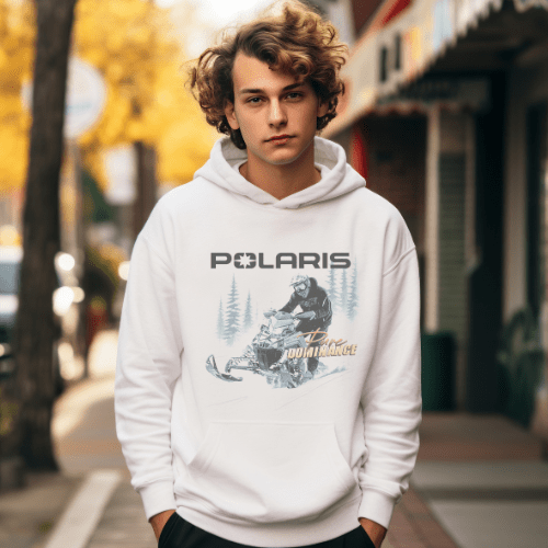Polaris I'd Rather Be Snowmobiling Hoodie T-Shirts, Sweatshirt | ZylaModa.com (Image 2)