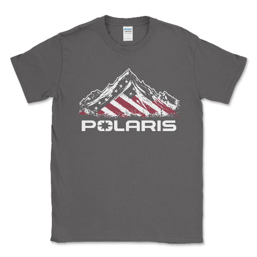 Polaris Men's Big and Tall American Flag T-Shirt Hoodie, Sweatshirt | ZylaModa.com (Image 1)