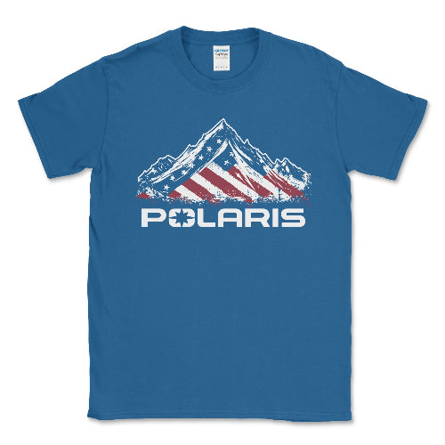 Polaris Men's Big and Tall American Flag T-Shirt Hoodie, Sweatshirt | ZylaModa.com (Image 3)