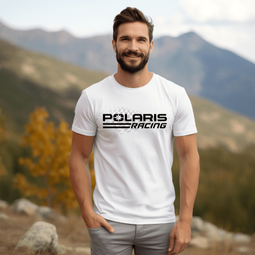 Polaris Men's Big and Tall Race Tee Shirt Hoodie, Sweatshirt | ZylaModa.com (Image 2)