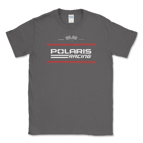Polaris Men's Big and Tall Racing Flag T-shirt Hoodie, Sweatshirt | ZylaModa.com (Image 3)