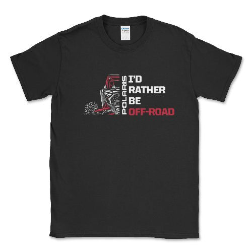 Polaris Men's Big and Tall RZR Shirt-I'd Rather Be Off Road Hoodie, Sweatshirt | ZylaModa.com (Image 4)