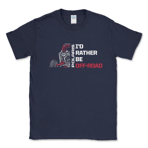 Polaris Men's Big and Tall RZR Shirt-I'd Rather Be Off Road Hoodie, Sweatshirt | ZylaModa.com (Image 1)