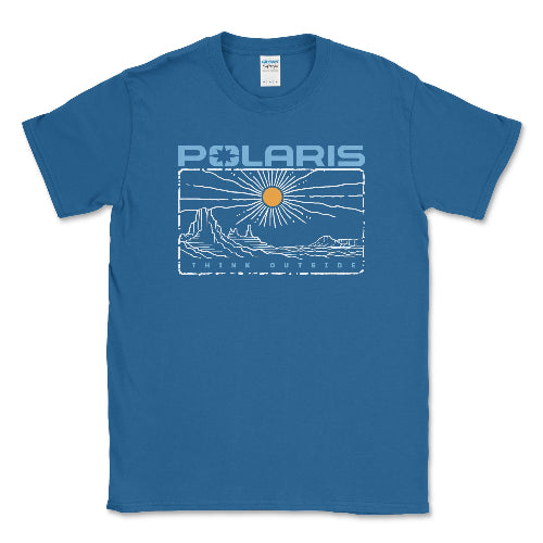 Polaris Men's Big and Tall Think Outside Tee Hoodie, Sweatshirt | ZylaModa.com (Image 1)