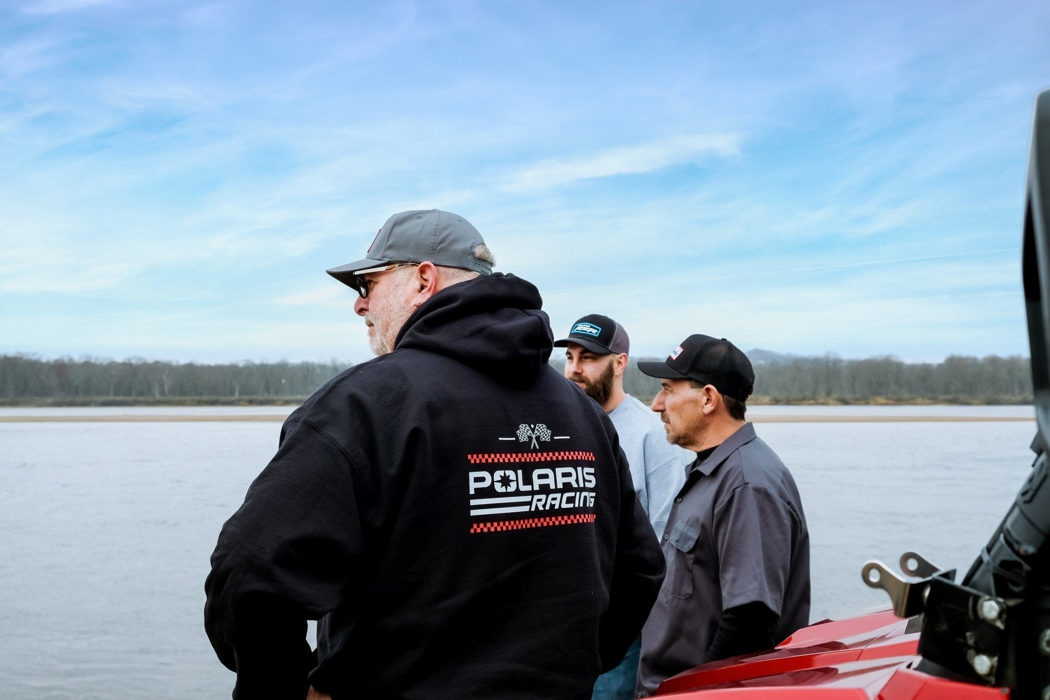 Polaris Racing Flag Zip-Up Hoodie T-Shirts, Sweatshirt | ZylaModa.com (Image 2)