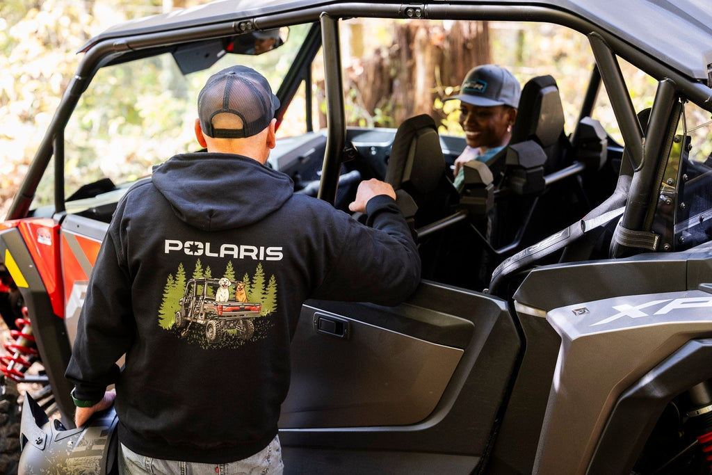 Polaris Ranger Zip-Up Hoodie-Dog Lover T-Shirts, Sweatshirt | ZylaModa.com (Image 2)
