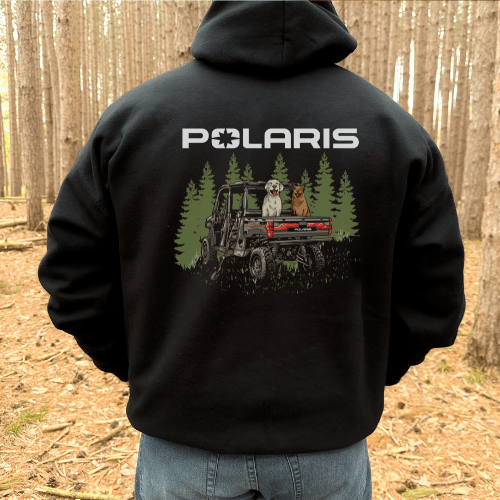 Polaris Ranger Zip-Up Hoodie-Dog Lover T-Shirts, Sweatshirt | ZylaModa.com (Image 4)