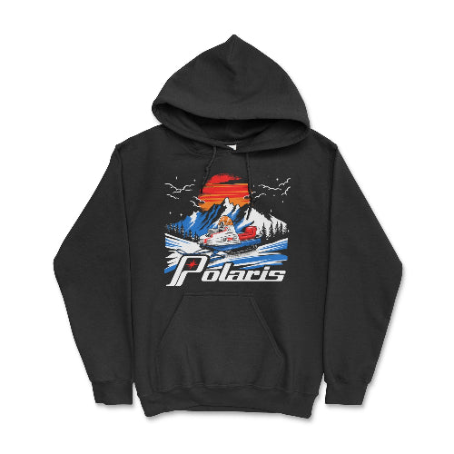 Polaris Retro 70's Snowmobile Hoodie T-Shirts, Sweatshirt | ZylaModa.com (Image 4)
