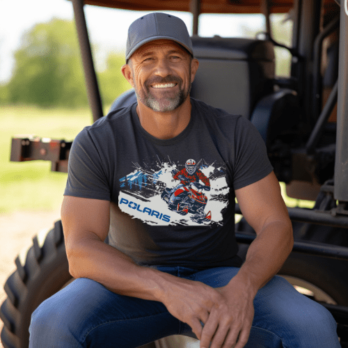 Polaris Sled Snowmobile T-shirt Hoodie, Sweatshirt | ZylaModa.com (Image 2)