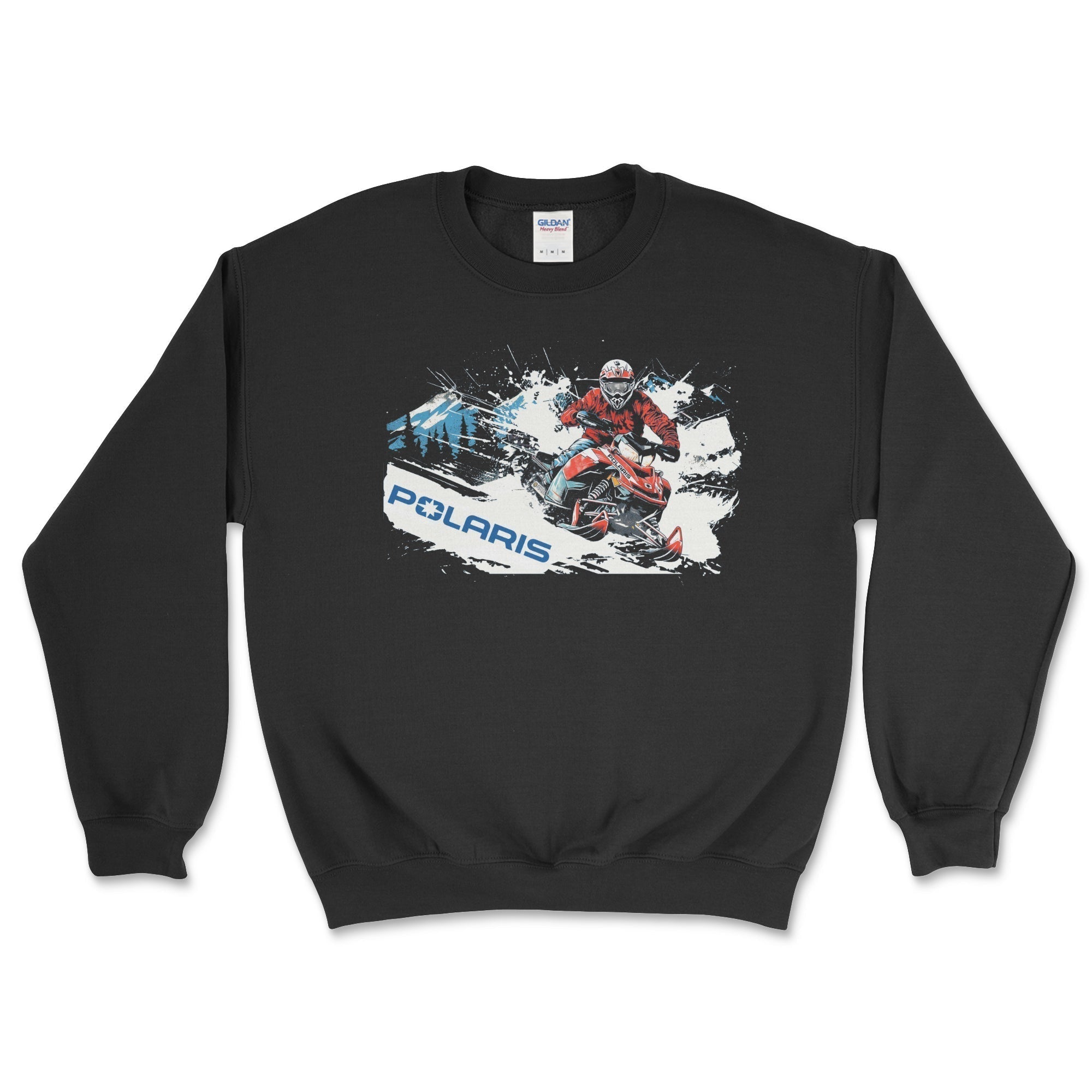 Polaris Snow Trail Rider Sweatshirt - Snowmobile Apparel T-Shirts, Hoodie | ZylaModa.com (Image 4)