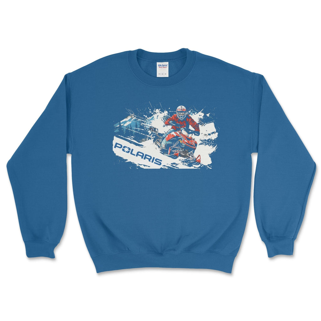 Polaris Snow Trail Rider Sweatshirt - Snowmobile Apparel T-Shirts, Hoodie | ZylaModa.com (Image 3)