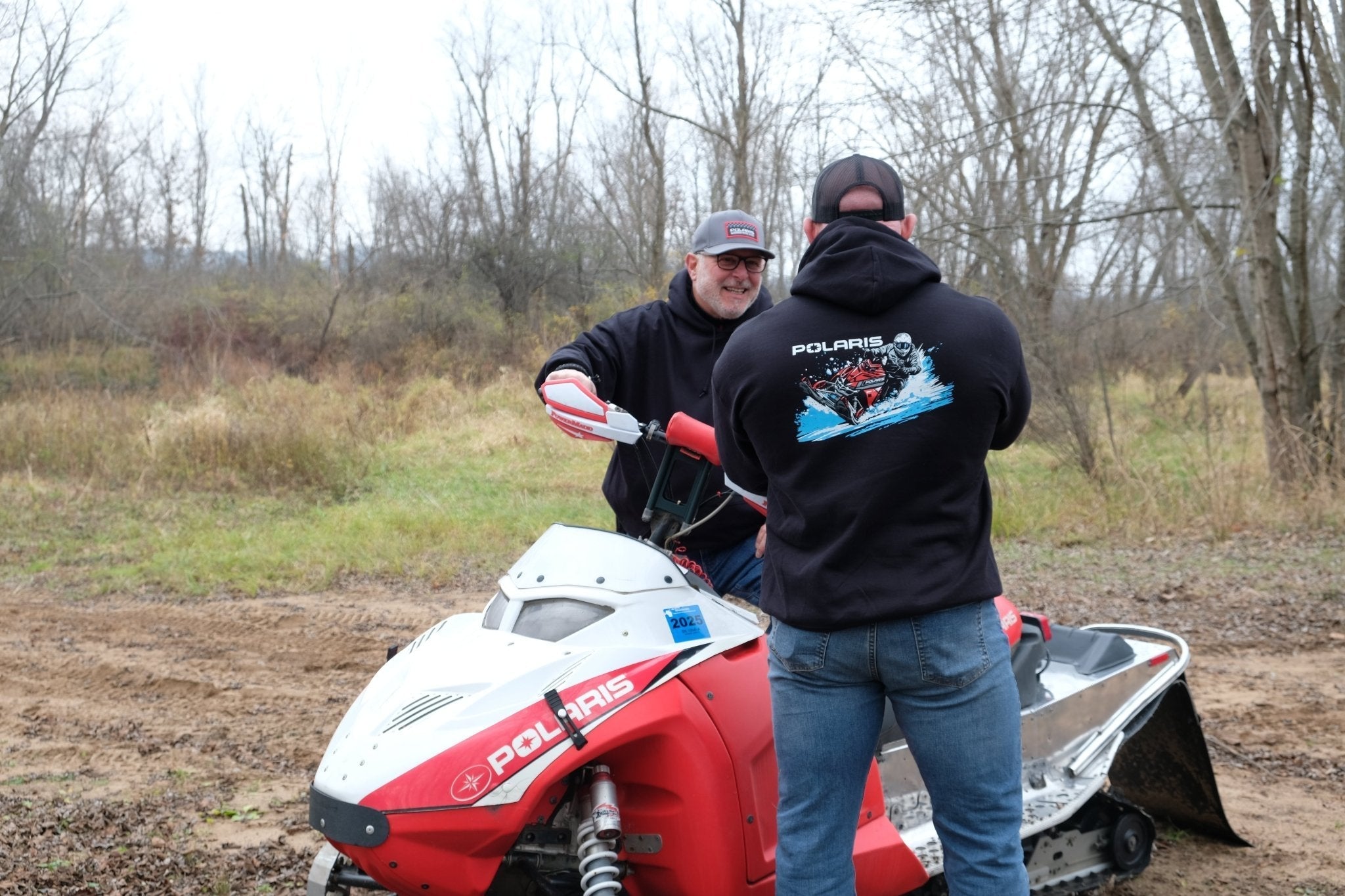 Polaris Snowmobile Black Zip-Up Hoodie T-Shirts, Sweatshirt | ZylaModa.com (Image 3)