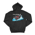 Polaris Snowmobile Black Zip-Up Hoodie T-Shirts, Sweatshirt | ZylaModa.com (Image 1)