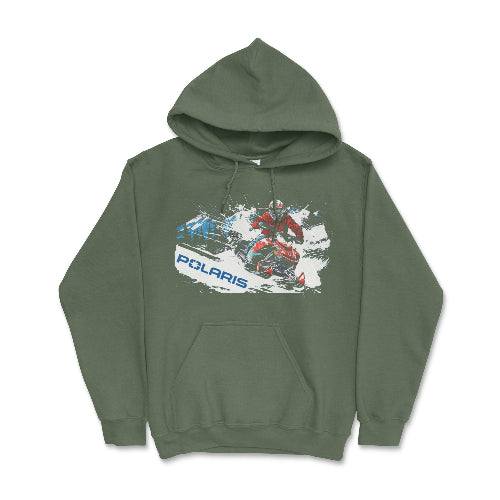 Polaris Snowmobile Gear-Comfy Hoodie T-Shirts, Sweatshirt | ZylaModa.com (Image 4)