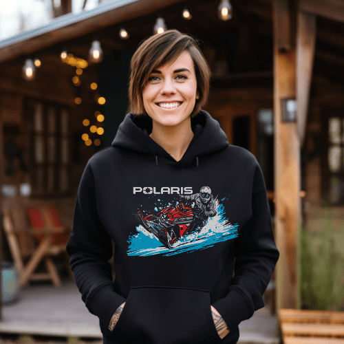 Polaris Snowmobile Hoodie T-Shirts, Sweatshirt | ZylaModa.com (Image 2)