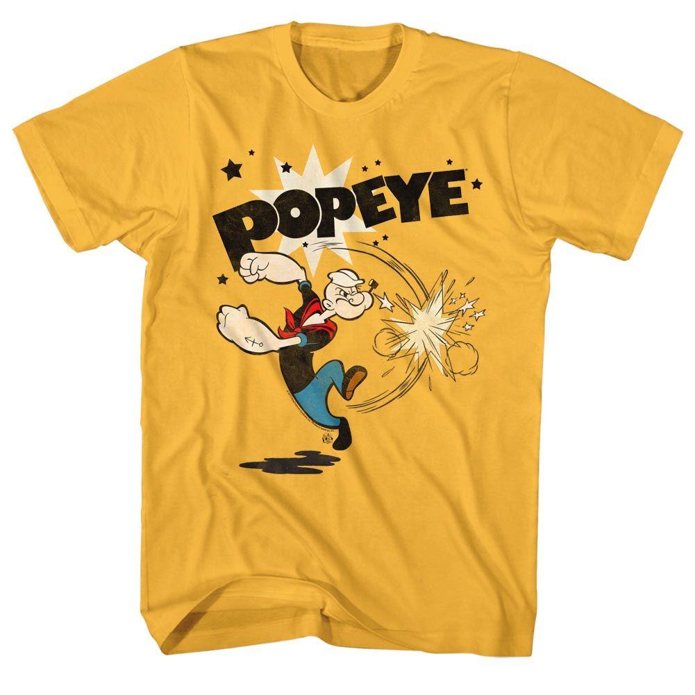 Popeye Punch Boyfriend Tee Hoodie, Sweatshirt | ZylaModa.com