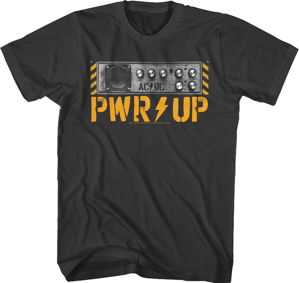 PWR UP ACDC Shirt Hoodie, Sweatshirt | ZylaModa.com (Image 1)