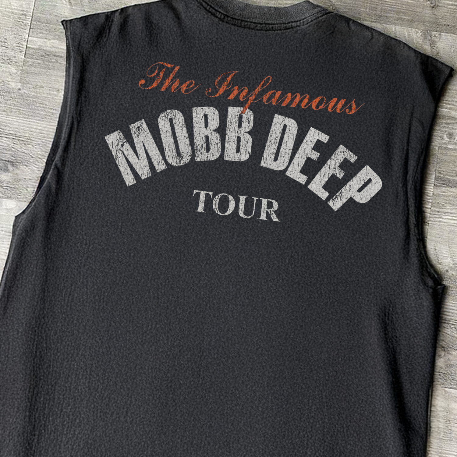 '06 MOBB DEEP 'BLOOD MONEY' ALBUM BLACK CUT-OFF TEE Hoodie, Sweatshirt | ZylaModa.com (Image 3)