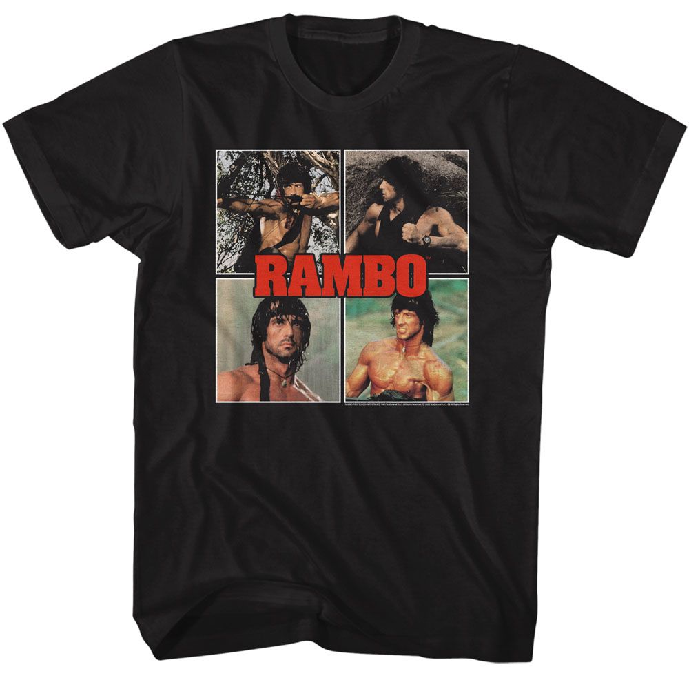 Rambo - Multi Image Boyfriend Tee Hoodie, Sweatshirt | ZylaModa.com