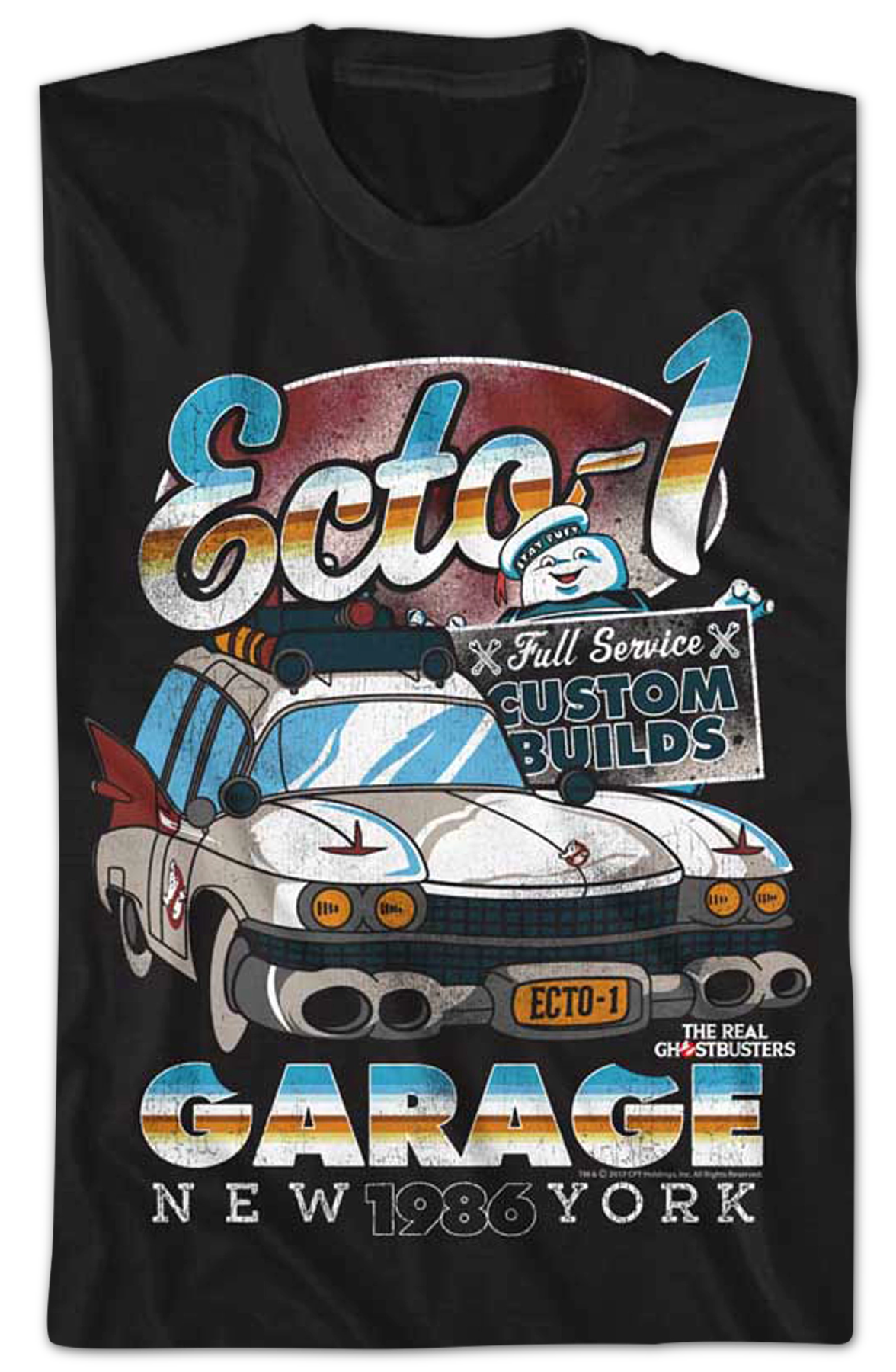 Real Ghostbusters Ecto-1 T-Shirt Hoodie, Sweatshirt | ZylaModa.com (Image 2)