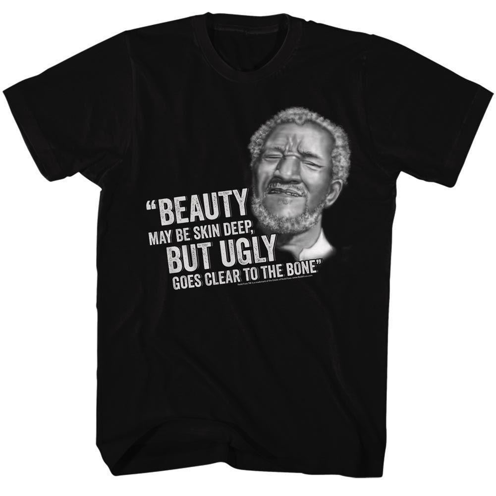 Redd Foxx Beauty But Ugly Boyfriend Tee Hoodie, Sweatshirt | ZylaModa.com