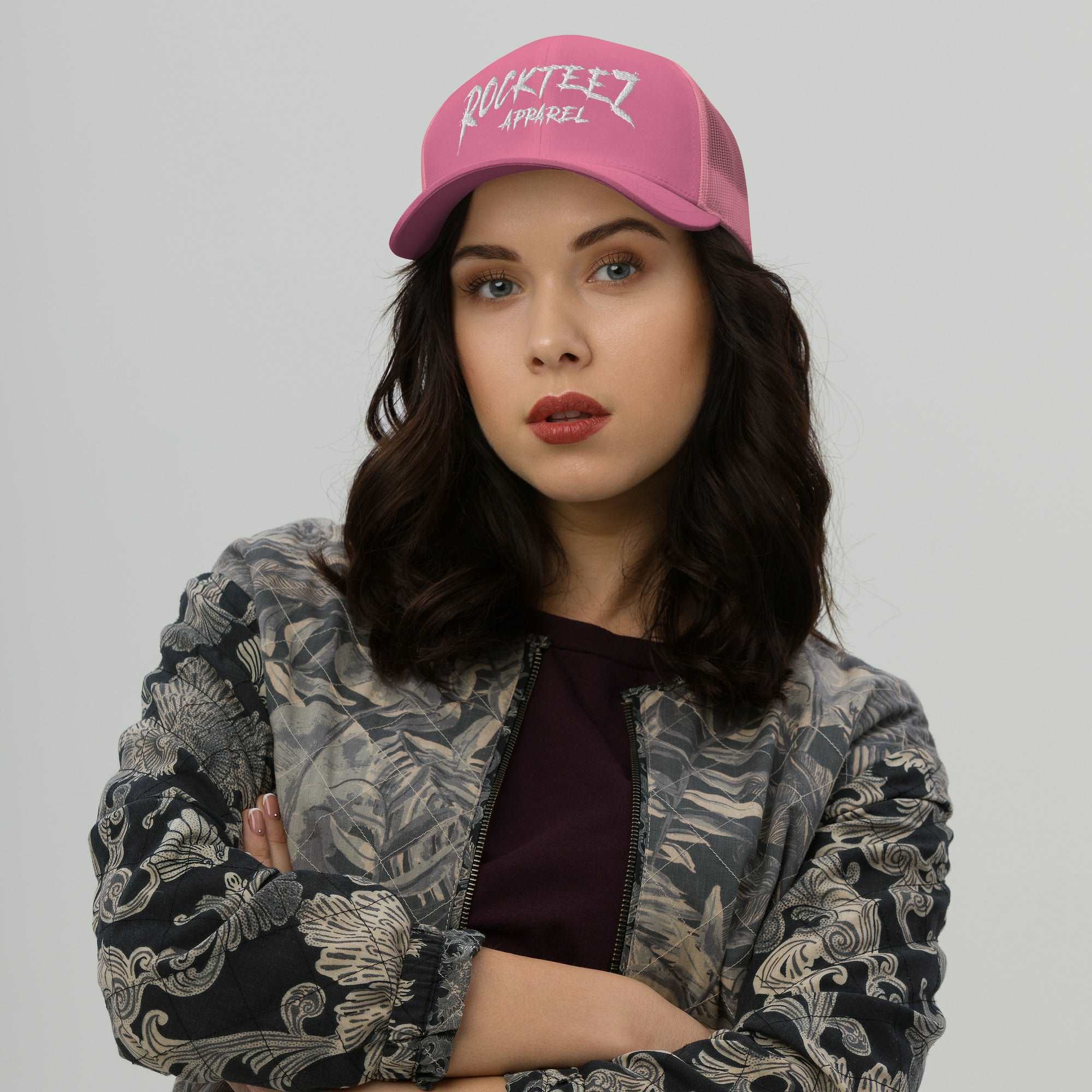 Rockteez Apparel Pink Trucker Cap T-Shirts, Hoodie, Sweatshirt | ZylaModa.com (Image 2)