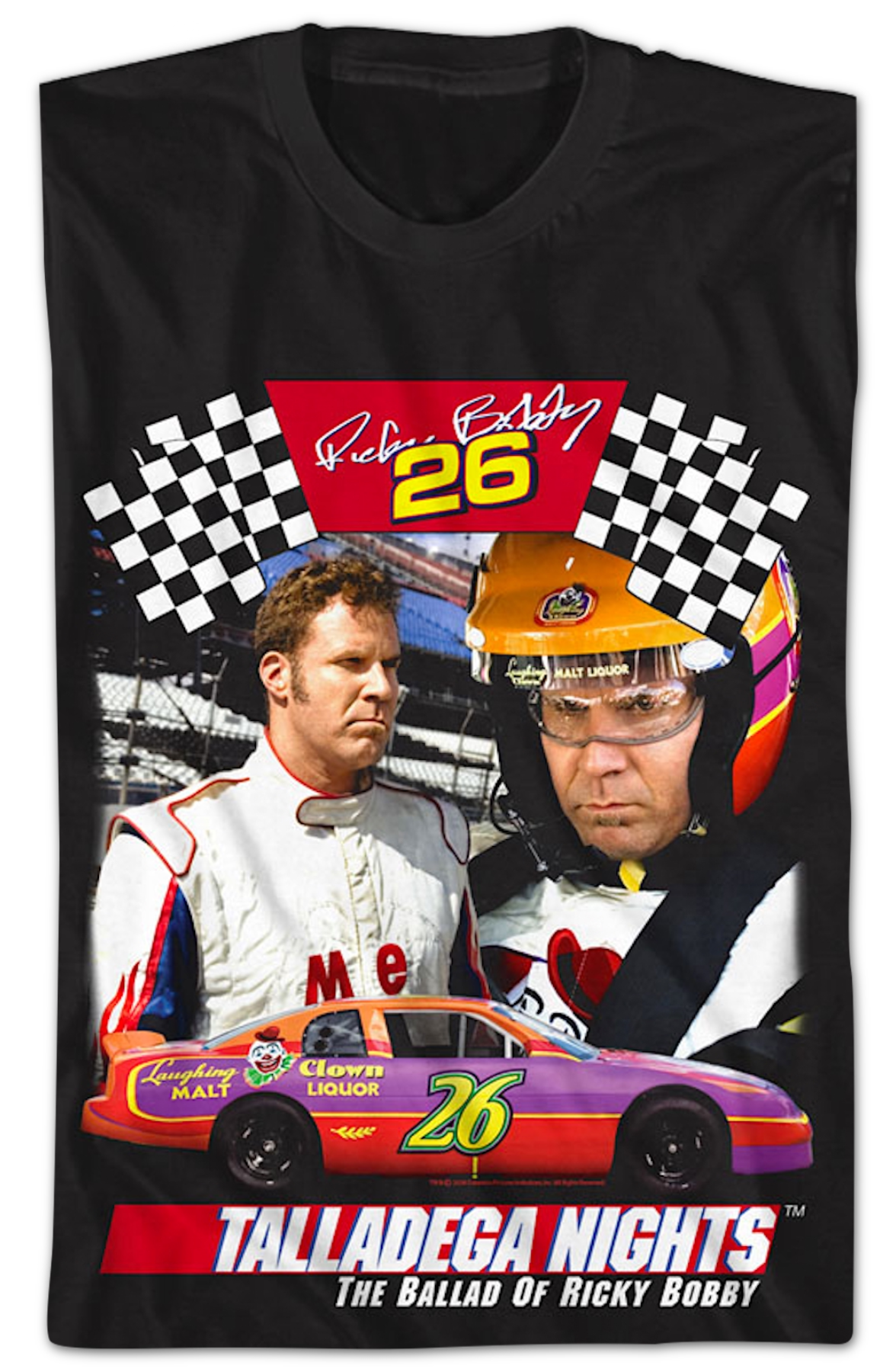 Ricky Bobby Collage Talladega Nights T-Shirt Hoodie, Sweatshirt | ZylaModa.com (Image 2)