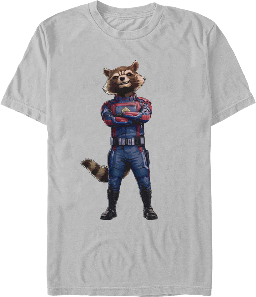 Rocket Raccoon Guardians Of The Galaxy Vol. 3 T-Shirt Hoodie, Sweatshirt | ZylaModa.com (Image 1)