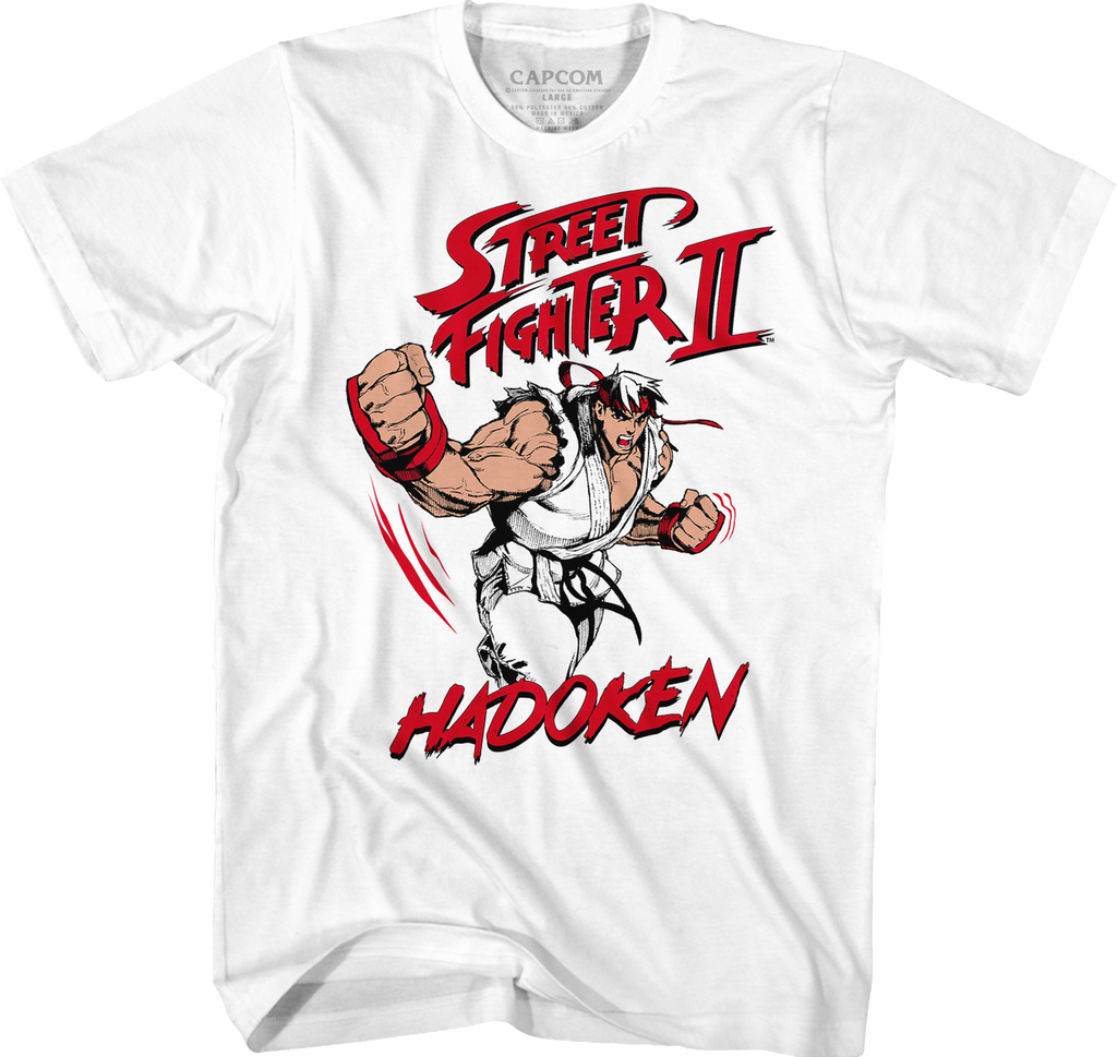 Ryu Hadoken Street Fighter T-Shirt Hoodie, Sweatshirt | ZylaModa.com (Image 1)